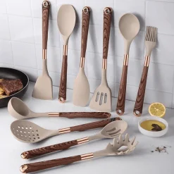 Decor Küche & Esszimmer-Küchenhelfer-Set aus Silikon – All-in-One-Kochutensilien, 10-teilig