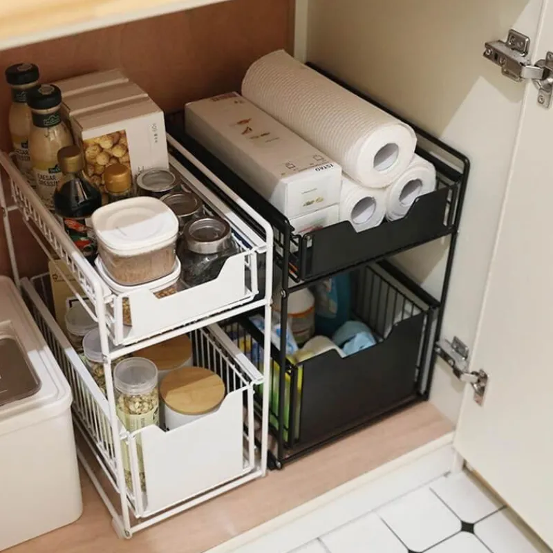 Space Savvy Küche & Esszimmer-Küchenregal aus Eisen – platzsparendes Lagerregal