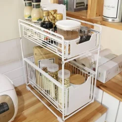 Space Savvy Küche & Esszimmer-Küchenregal aus Eisen – platzsparendes Lagerregal