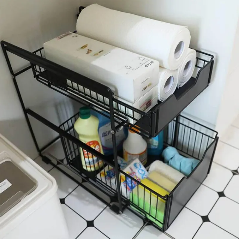 Space Savvy Küche & Esszimmer-Küchenregal aus Eisen – platzsparendes Lagerregal