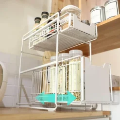 Space Savvy Küche & Esszimmer-Küchenregal aus Eisen – platzsparendes Lagerregal