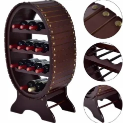 Cozy Living Möbel-Küchenregal aus Holz - Bar-Organizer-Halter