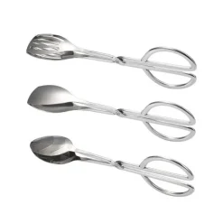 Tom Küche & Esszimmer-Küchenschere aus Edelstahl – Mehrzweck-Lebensmittelzange für Grill, Barbecue und Gebäck