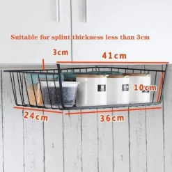 Cozy Living Küche & Esszimmer|Möbel-Küchenschrank-Organizer-Regal – einfach aufzuhängende Aufbewahrungslösung