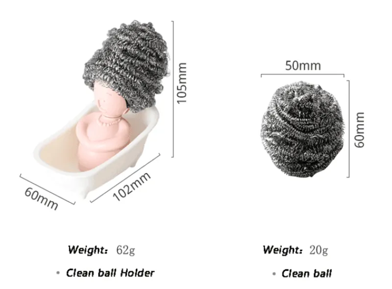 Space Savvy Küche & Esszimmer-Küchenschwammhalter – Kreativer Organizer für Spülutensilien