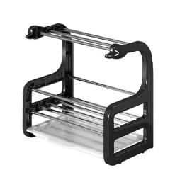 Space Savvy Küche & Esszimmer-Küchenschwammhalter - Kreativer Abflussregal-Organizer