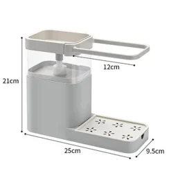 The Culinary Kit Küche & Esszimmer-Küchentuchhalter-Seifenspender - Multifunktionales Küchenzubehör