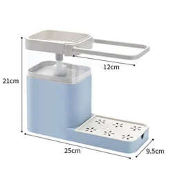 The Culinary Kit Küche & Esszimmer-Küchentuchhalter-Seifenspender - Multifunktionales Küchenzubehör