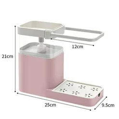 The Culinary Kit Küche & Esszimmer-Küchentuchhalter-Seifenspender - Multifunktionales Küchenzubehör