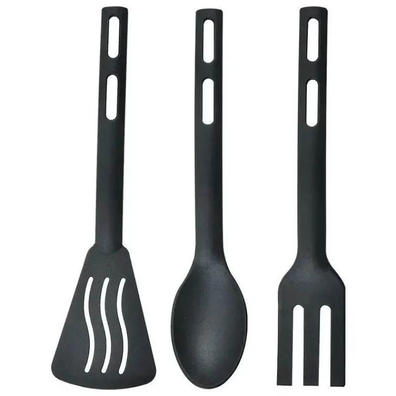Tom Küche & Esszimmer-Küchenutensilien-Set aus Silikon – Campingspatel, Schlitzlöffel