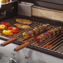 Adventure Basecamp Camping Im Freien|Outdoor-Artikel-Kebab Maker – Zylinderförmiges Werkzeug aus Edelstahl zum einfachen Grillen