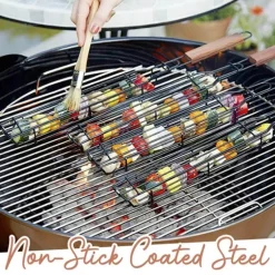 Trail u0026 Beyond Camping Im Freien|Camping-Werkzeuge-Kebab-Grillkorb - Grillspießhalter