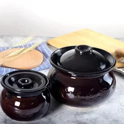 Elegance at the Table Küche & Esszimmer-Keramik-Auflauftopf – vielseitiges Suppen- und Eintopfgericht mit Deckel