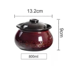 Elegance at the Table Küche & Esszimmer-Keramik-Auflauftopf – vielseitiges Suppen- und Eintopfgericht mit Deckel