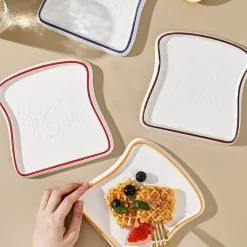 Elegance at the Table Küche & Esszimmer-Keramik-Brotteller - Dekoratives Küchengeschirr