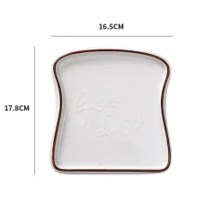 Elegance at the Table Küche & Esszimmer-Keramik-Brotteller - Dekoratives Küchengeschirr