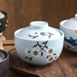 Elegance at the Table Küche & Esszimmer-Keramik-Eintopf mit Deckel – 425 Mehrzweck-Suppenschüssel