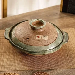 Elegance at the Table Küche & Esszimmer-Keramik-Eintopftopf – Mehrzweck-Suppenreiskocher