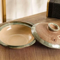 Elegance at the Table Küche & Esszimmer-Keramik-Eintopftopf – Mehrzweck-Suppenreiskocher