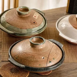 Elegance at the Table Küche & Esszimmer-Keramik-Eintopftopf – Mehrzweck-Suppenreiskocher