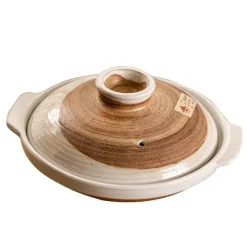 Elegance at the Table Küche & Esszimmer-Keramik-Eintopftopf – Mehrzweck-Suppenreiskocher