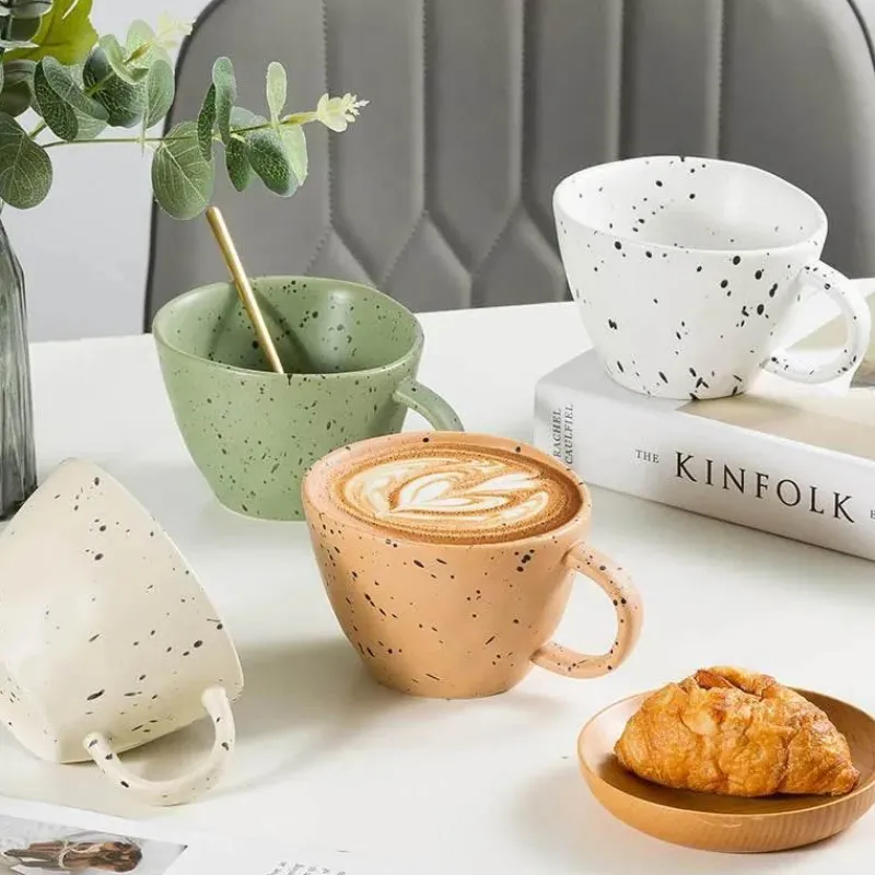 Tom Küche & Esszimmer-Keramik-Espressotassen-Set für Paare – Einzigartiges Trinkgeschirr für gemeinsame Momente