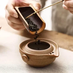 Plates u0026 More Küche & Esszimmer-Keramik-Kung-Fu-Teeservice – Teekanne mit 2 Teetassen und Reise-Gaiwan