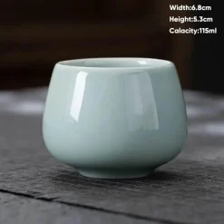 Plates u0026 More Küche & Esszimmer-Keramik-Kung-Fu-Teetasse – kleine Kaffeetasse aus Porzellan