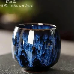 Plates u0026 More Küche & Esszimmer-Keramik-Kung-Fu-Teetassen-Set – handgefertigtes Porzellan-Trinkgeschirr für Kaffee und Wein