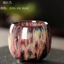 Plates u0026 More Küche & Esszimmer-Keramik-Kung-Fu-Teetassen-Set – handgefertigtes Porzellan-Trinkgeschirr für Kaffee und Wein