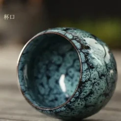 Plates u0026 More Küche & Esszimmer-Keramik-Kung-Fu-Teetassen-Set – handgefertigtes Porzellan-Trinkgeschirr für Kaffee und Wein