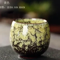 Plates u0026 More Küche & Esszimmer-Keramik-Kung-Fu-Teetassen-Set – handgefertigtes Porzellan-Trinkgeschirr für Kaffee und Wein