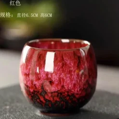 Plates u0026 More Küche & Esszimmer-Keramik-Kung-Fu-Teetassen-Set – handgefertigtes Porzellan-Trinkgeschirr für Kaffee und Wein