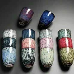 Plates u0026 More Küche & Esszimmer-Keramik-Kung-Fu-Teetassen-Set – Japanisches Porzellan-Trinkgeschirr