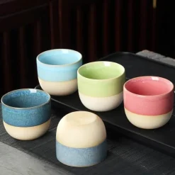 Plates u0026 More Küche & Esszimmer-Keramik-Kung-Fu-Teetassen-Set – exquisites Trinkgeschirr aus Porzellan