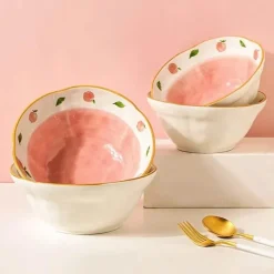 Plates u0026 More Küche & Esszimmer-Keramik-Ramenschüssel-Set – große Nudel- und Suppenschüsseln