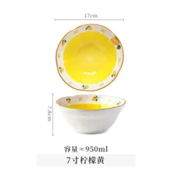 Plates u0026 More Küche & Esszimmer-Keramik-Ramenschüssel-Set – große Nudel- und Suppenschüsseln