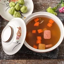 Elegance at the Table Küche & Esszimmer-Keramik-Ramenschüssel-Set – Stilvolle japanische Nudelschüsseln