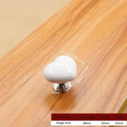 Comfort u0026 Style Gadgets Für Zuhause-Keramik-Schrankgriff in Herzform – dekorativer Türknauf-Akzent