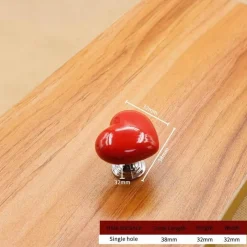 Comfort u0026 Style Gadgets Für Zuhause-Keramik-Schrankgriff in Herzform – dekorativer Türknauf-Akzent