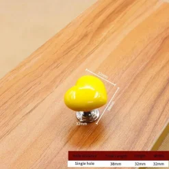 Comfort u0026 Style Gadgets Für Zuhause-Keramik-Schrankgriff in Herzform – dekorativer Türknauf-Akzent