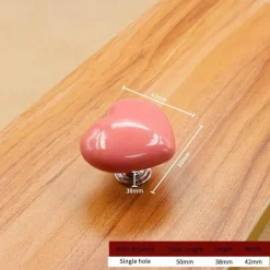 Comfort u0026 Style Gadgets Für Zuhause-Keramik-Schrankgriff in Herzform – dekorativer Türknauf-Akzent