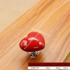 Comfort u0026 Style Gadgets Für Zuhause-Keramik-Schrankgriff in Herzform – dekorativer Türknauf-Akzent