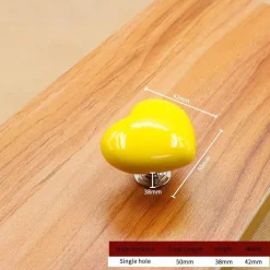 Comfort u0026 Style Gadgets Für Zuhause-Keramik-Schrankgriff in Herzform – dekorativer Türknauf-Akzent