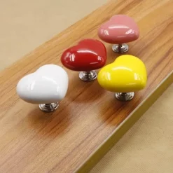 Comfort u0026 Style Gadgets Für Zuhause-Keramik-Schrankgriff in Herzform – dekorativer Türknauf-Akzent