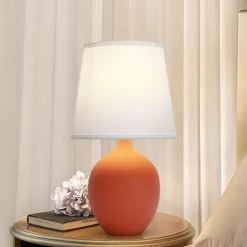 Illuminate Home Beleuchtung-Keramik-Schreibtischlampe – Akzentlicht im Macaron-Stil