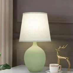 Illuminate Home Beleuchtung-Keramik-Schreibtischlampe – Akzentlicht im Macaron-Stil
