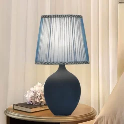 Illuminate Home Beleuchtung-Keramik-Schreibtischlampe – Akzentlicht im Macaron-Stil