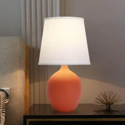 Illuminate Home Beleuchtung-Keramik-Schreibtischlampe – Akzentlicht im Macaron-Stil