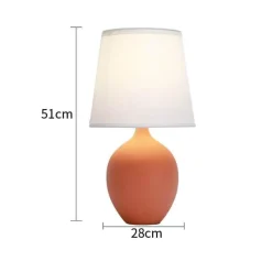 Illuminate Home Beleuchtung-Keramik-Schreibtischlampe – Akzentlicht im Macaron-Stil